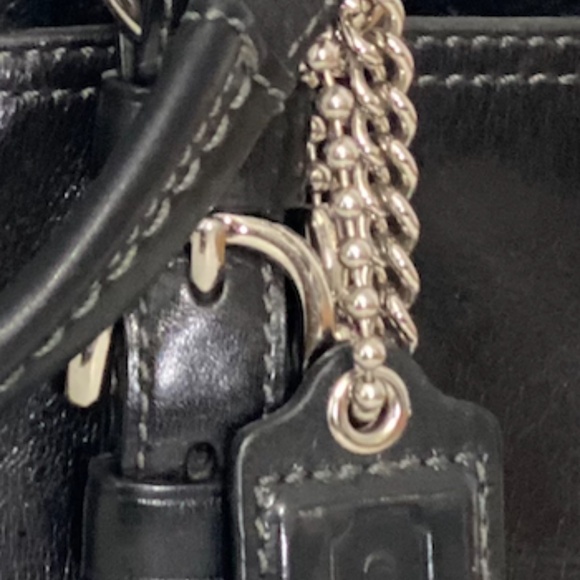 COACH Bonnie Black Leather Soho Satchel G0808-12695 - Picture 2 of 4